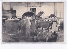 FLEURY-les-AUBRAIS: psychotherapeutic establishment, kitchen, pots to