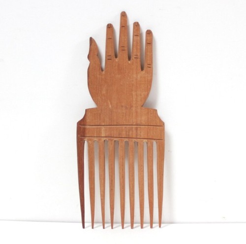 Peigne africain main - peigne, bois