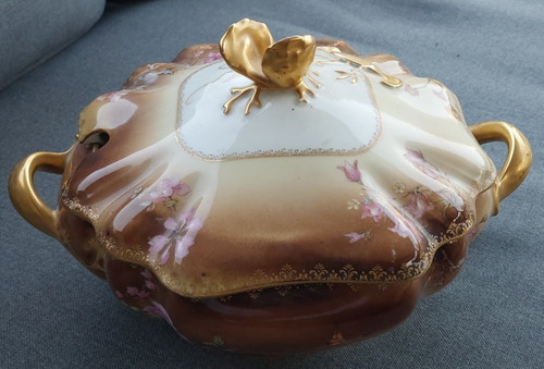 Soupière légumier porcelaine