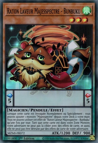 Majesspectre raccoon - yu-gi-oh!,