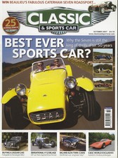 CLASSIC and SPORTSCAR 10/2007 LOTUS SEVEN JAGUAR 240 DELAGE V12 STRATOS GANDINI
