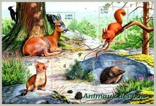 The Stamp 2001 - Nature de France Animaux des bois - BF 36 Ecureuil Chevreuil