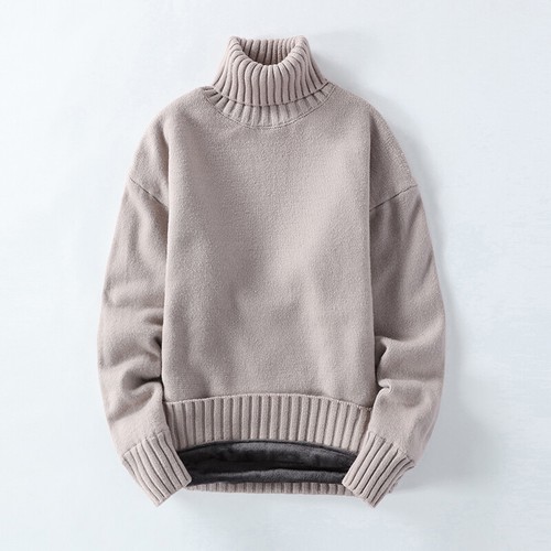 Hommes chaud col roulé pull - roulé,