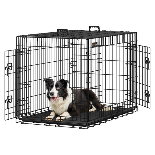Cage pour chien pliable - pliable, avec