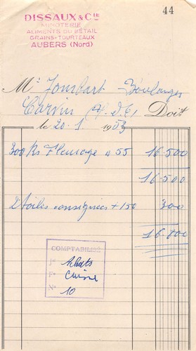 1953 minoterie dissaux - 1953,