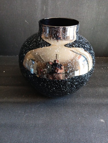 Vase boule noir - boule,
