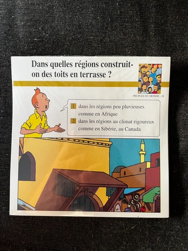 Lot fiches atlas tintin - lot,