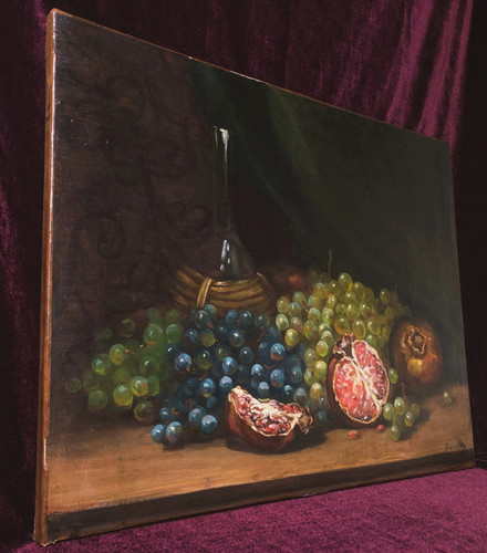 Tableau ancien peinture huile - peinture,