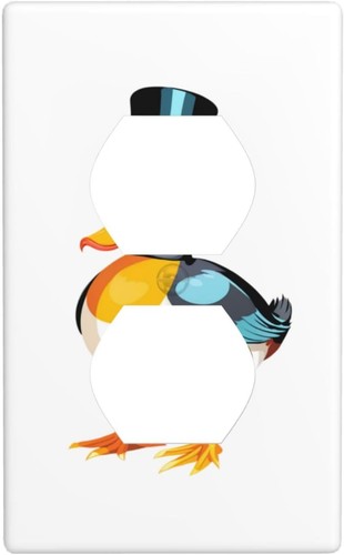 Plaque murale canard mandarin