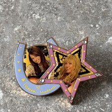 DISNEY DLRP HANNAH MONTANA DOUBLE IDENTITY PIN BADGE MILEY STEWART LOOSE PINBACK