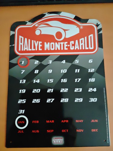 Calendrier perpétuel rallye - perpétuel,