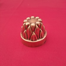 Moule à gateaux en cuivre ancien authentique