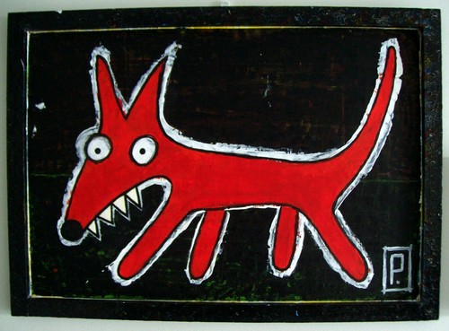 Tableau art brut - tableau,