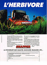 ADVERTISEMENT ADVERTISING 094 1994 SNAPPER la mondeuse