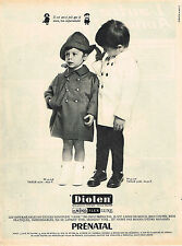 ADVERTISEMENT ADVERTISING 045 1965 PRENATAL baby rainwear