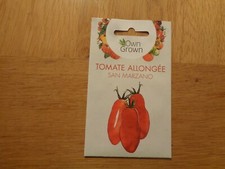 sachet de  graines de tomates allongées, très productif, port offert.