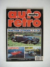 AUTO RETRO n°88 CITROËN TRACTION 7 & 11 CV-AMPHICAR-BMW 327-MASERATI INDY