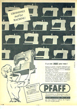 Advertising 0925 1961 Pfaff Sewing Machine