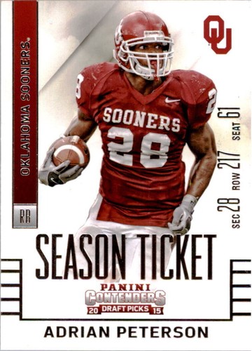 B2183 2015 panini - panini, contenders