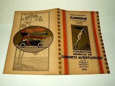 Catalog warning horn NICOLAS 28 car truck brochure horn motorcycle bicycle 