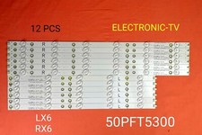 12 Barrettes Leds de remplacement Pour Philips 50PFT5300