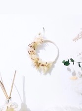 couronne de fleurs sechees