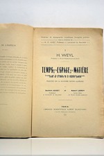 LIVRE ANCIEN WEYL LEÇONS