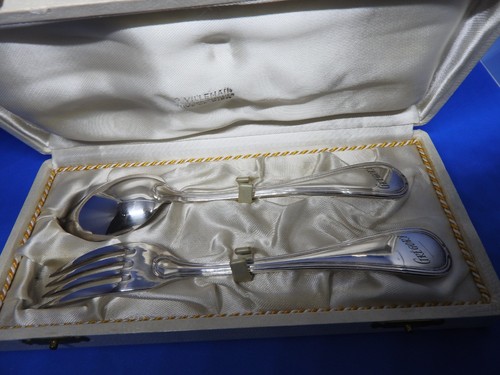 Antique silver metal cutlery - silver,