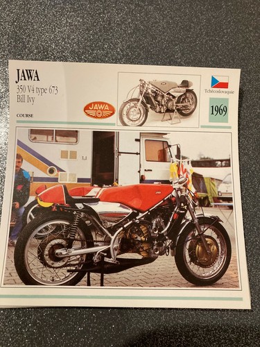 Carte fiche moto - carte, collection