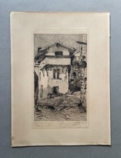 Cagnes, gravure ancienne