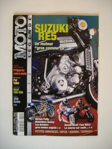 Moto legende 112 suzuki - legende,