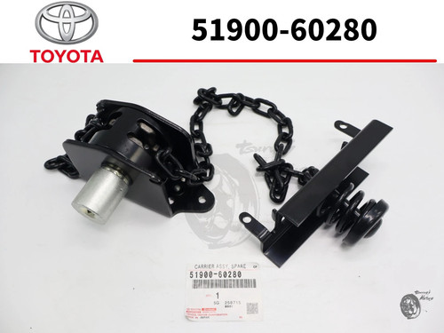 Porte pneu rechange toyota - rechange,