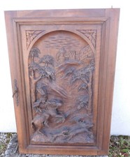 - ANCIENNE PORTE NOYER MASSIF