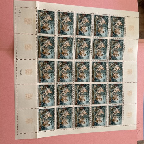 Planche timbres 1652 - planche, 25