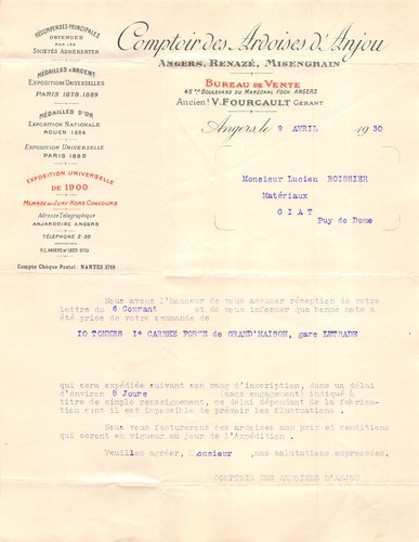 1930 comptoir des ardoises - comptoir,