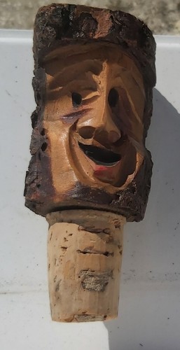 Ancien bouchon sculpté - ancien,