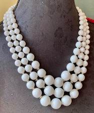 COLLIER TRIPLE RANG / PERLE