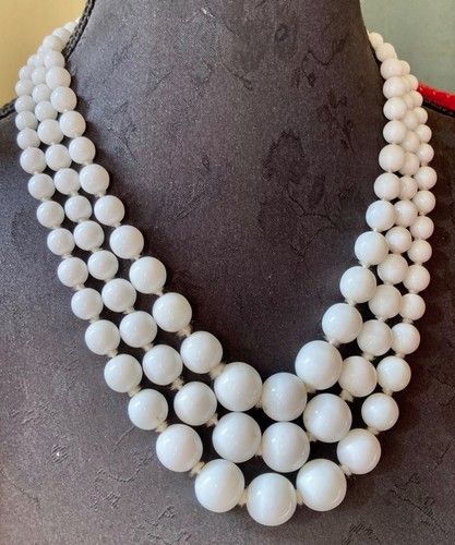 Collier triple rang - triple, perle