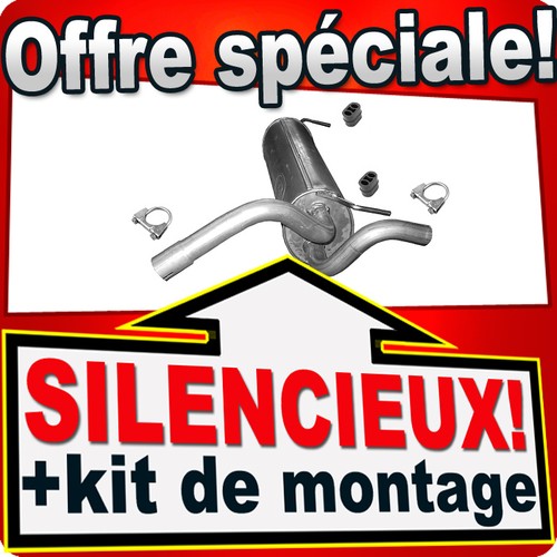 Silencieux intermédiaire pour - silencieux,