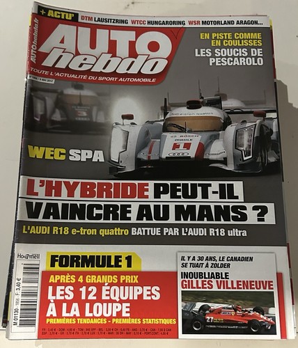 Auto hebdo autohebdo 1856 9 - hebdo,