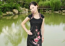 Jolie Mini Robe Chinoise