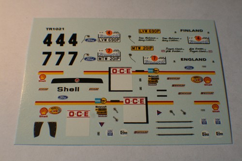 Decal ford escort rs - ford,