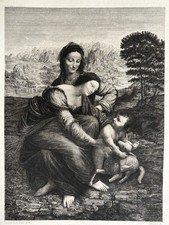 Leonard De Vinci Gravure Eau