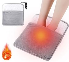 Chauffe Pieds USB Thermique Doux Chauffant Hiver Chauffage 50 60 Degrés