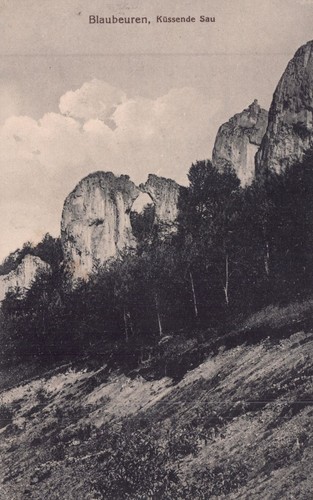 Carte postale bluebeuren - carte,