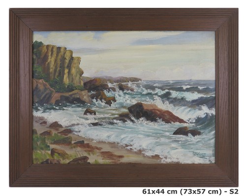 Tableau huile sur - À,
