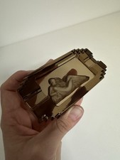 cendrier verre art deco de