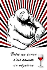POSTER AFFICHE  BOIRE CANON