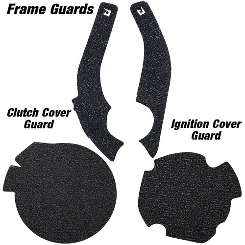 Black engine frame guards - black,