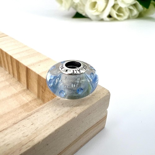 Charm pandora murano blanc - pandora, à